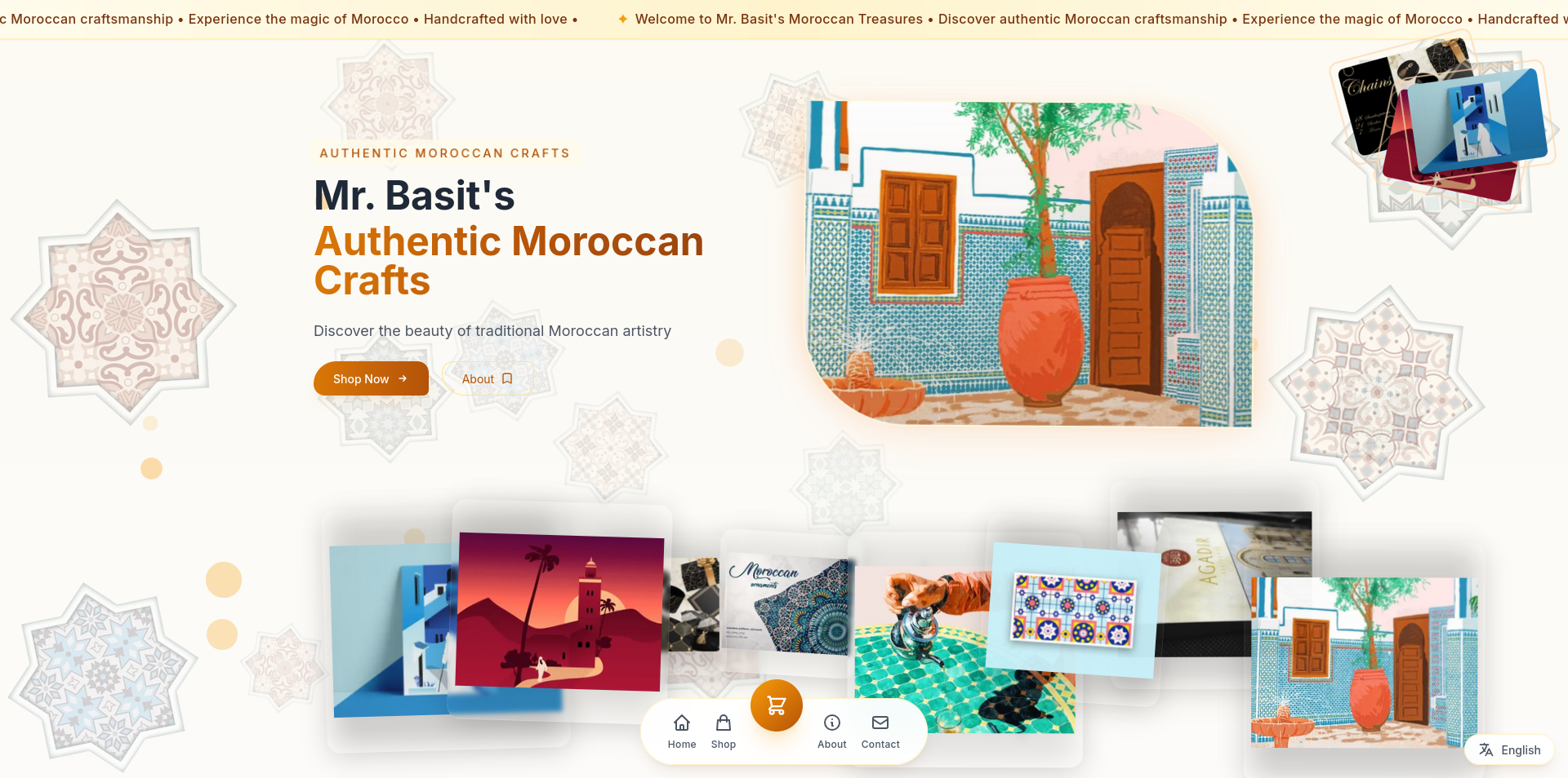 Mr. Basit's Authentic Moroccan Crafts